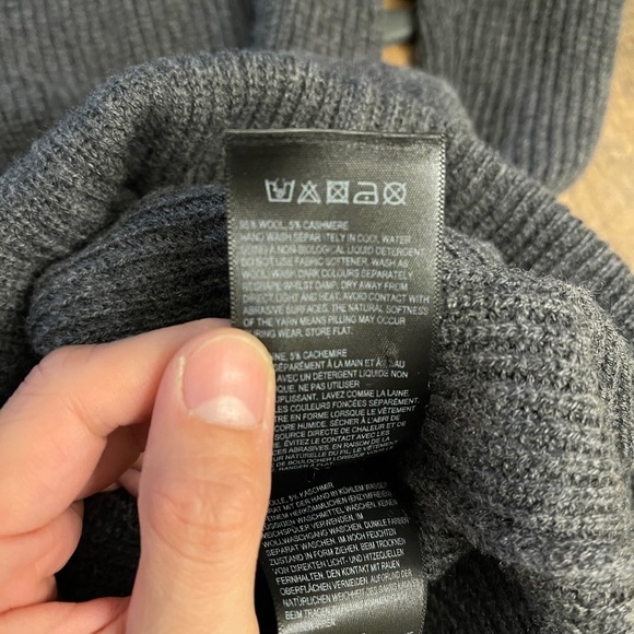 Whistles women grey cashmere sweater dress - Picture 3 of 4